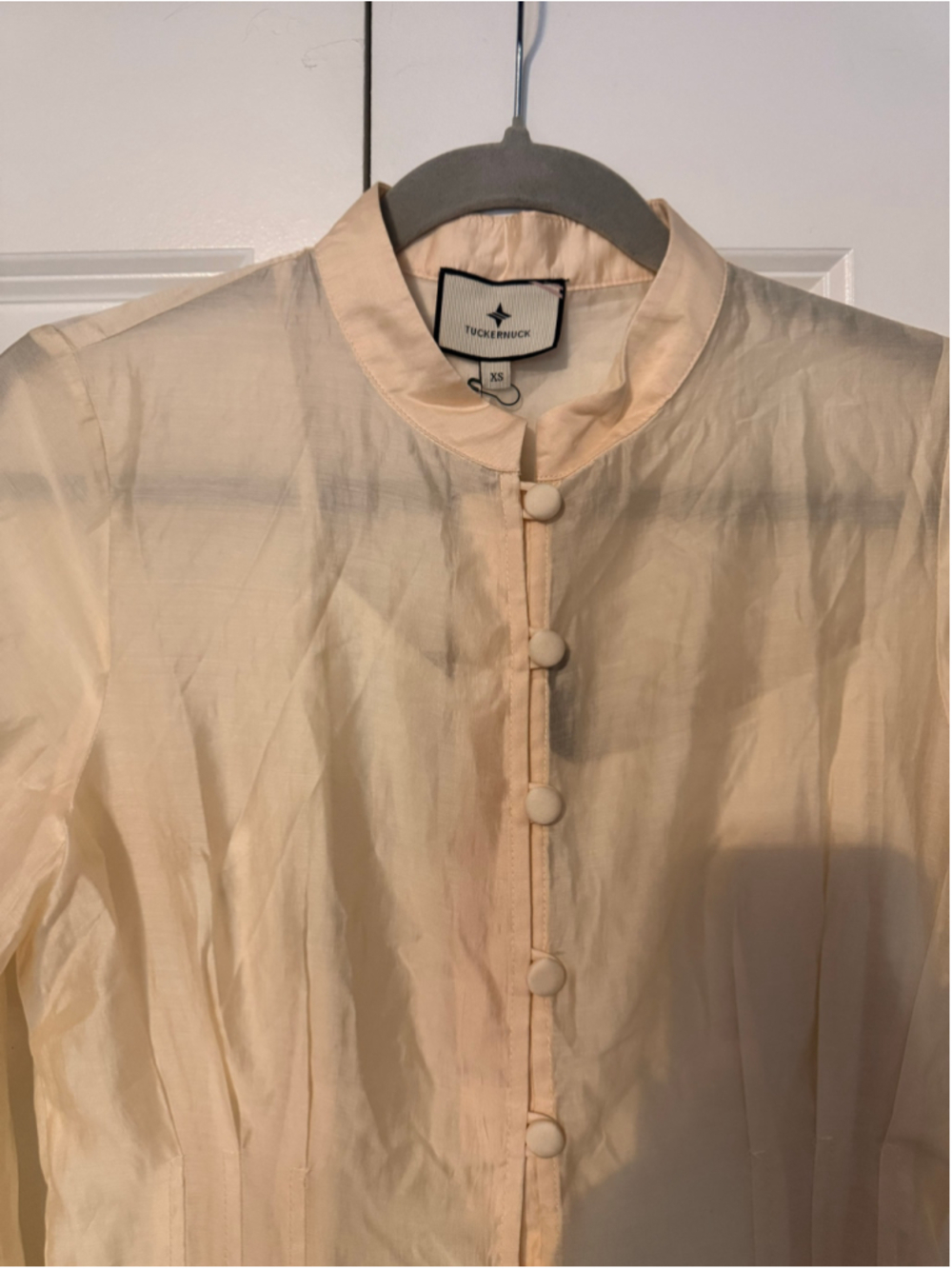 Women's KATIENYC NWT Tuckernuck
Champagne Organza Marbella
Dress XS - Picture 5 of 7